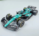 1:43 Aston Martin 2023 AMR23 #14 Fernando Alonso F1 model car by Bburago - view 1