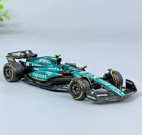 1:43 Aston Martin 2023 AMR23 #14 Fernando Alonso F1 model car by Bburago - view 5