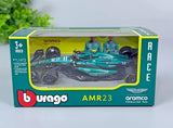 1:43 Aston Martin 2023 AMR23 #14 Fernando Alonso F1 model car by Bburago - view 6