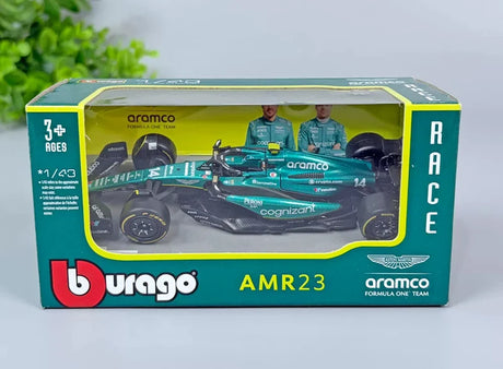 1:43 Aston Martin 2023 AMR23 #14 Fernando Alonso F1 model car by Bburago - view 6