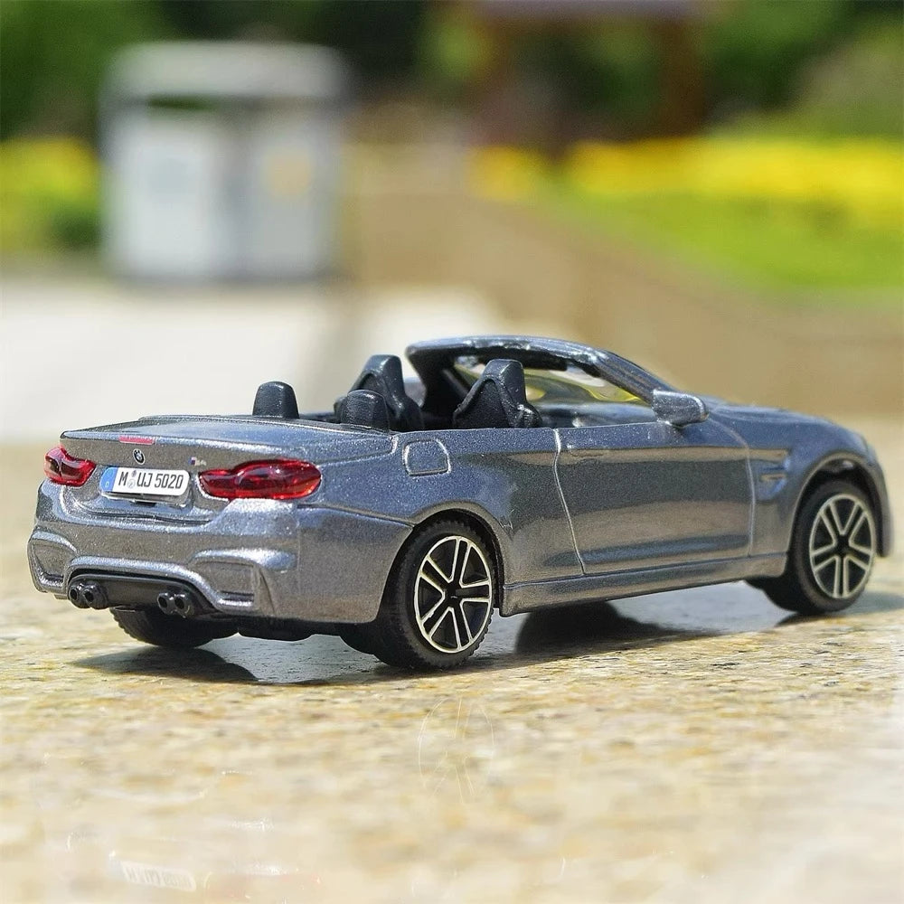 [Bburago] 1:43 BMW 2014 F83 M4 Convertible Gray Model Car Die-Cast