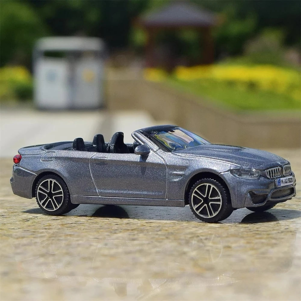 [Bburago] 1:43 BMW 2014 F83 M4 Convertible Gray Model Car Die-Cast