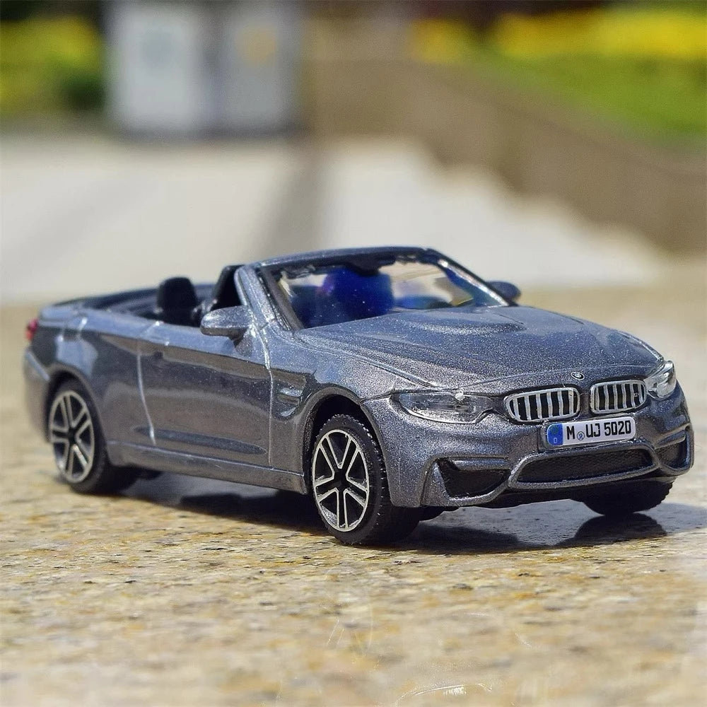 [Bburago] 1:43 BMW 2014 F83 M4 Convertible Gray Model Car Die-Cast