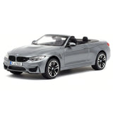 [Bburago] 1:43 BMW 2014 F83 M4 Convertible Gray Model Car Die-Cast