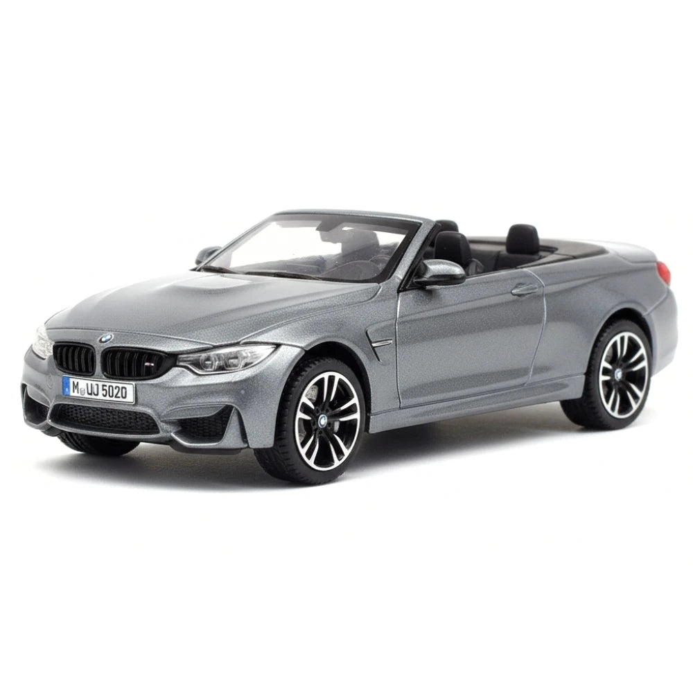 [Bburago] 1:43 BMW 2014 F83 M4 Convertible Gray Model Car Die-Cast