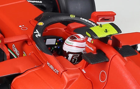 Modelo de exhibición de fundición F1 1:43 de Bburago Ferrari 2020 SF1000 #16 Charles Leclerc - vista 8