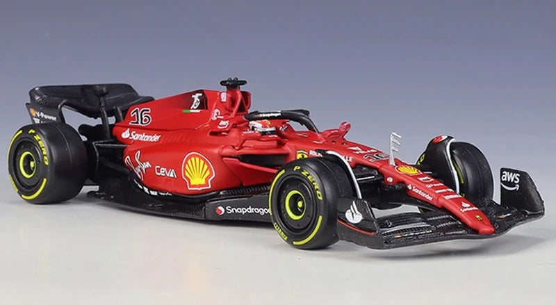 Bburago Ferrari 2022 F1-75 #16 Charles Leclerc F1 1:43 diecast display model - view 4