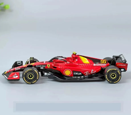 Bburago Ferrari 2023 SF-23 #55 Carlos Sainz F1 1:43 valumalli - näkymä 2
