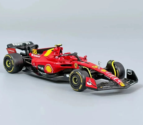 Bburago Ferrari 2023 SF-23 #55 Carlos Sainz F1 1:43 valumalli - näkymä 5