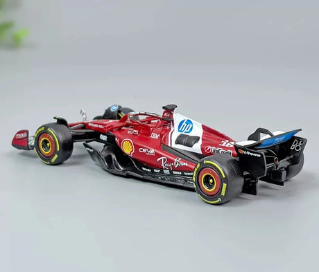Bburago Ferrari 2025 SF-25 #16 Charles Leclerc F1 1:43 valumalli - näkymä 3