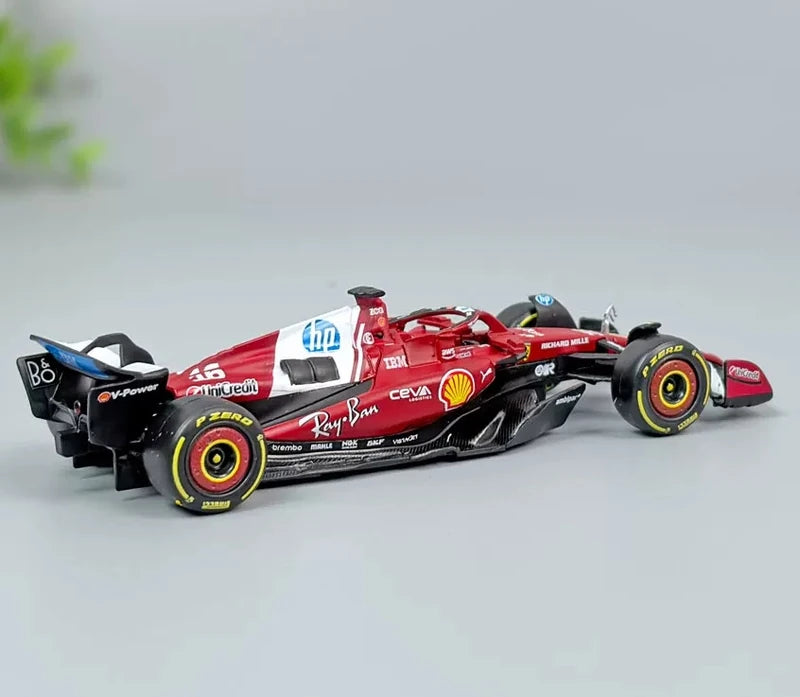 Bburago Ferrari 2025 SF-25 #16 Charles Leclerc F1 1:43 gietijzer displaymodel - weergave 4