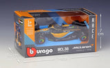1:43 McLaren 2022 MCL36 #3 Australian GP Daniel Ricciardo F1 model car by Bburago - view 14