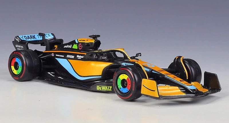 1:43 McLaren 2022 MCL36 #3 Australian GP Daniel Ricciardo F1 model car by Bburago - view 7