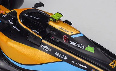 1:43 McLaren 2022 MCL36 #3 Australian GP Daniel Ricciardo F1 model car by Bburago - view 9
