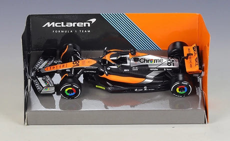 1:43 McLaren 2023 MCL60 #81 Oscar Piastri F1 model car by Bburago - view 13