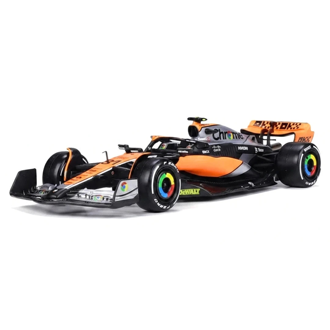 1:43 McLaren 2023 MCL60 #81 Oscar Piastri F1 model car by Bburago - view 16