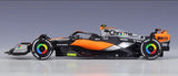 1:43 McLaren 2023 MCL60 #81 Oscar Piastri F1 model car by Bburago - view 3