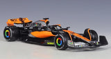 1:43 McLaren 2023 MCL60 #81 Oscar Piastri F1 model car by Bburago - view 7