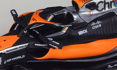 1:43 McLaren 2023 MCL60 #81 Oscar Piastri F1 model car by Bburago - view 9