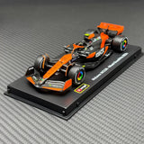 1:43 McLaren 2024 MCL38 #4 Miami GP Winner Lando Norris F1 model car by Bburago - view 1