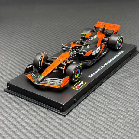 1:43 McLaren 2024 MCL38 #4 Miami GP Winner Lando Norris F1 model car by Bburago - view 1