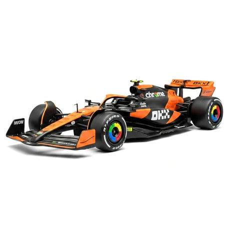 1:43 McLaren 2024 MCL38 #4 Miami GP Winner Lando Norris F1 model car by Bburago - view 5