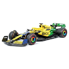 1:43 McLaren 2024 MCL38 #81 Monaco GP Oscar Piastri F1 model car by Bburago - view 7