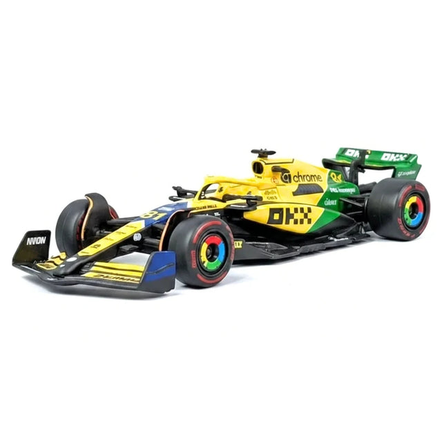 1:43 McLaren 2024 MCL38 #81 Monaco GP Oscar Piastri F1 model car by Bburago - view 7
