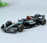 1:43 Mercedes-AMG 2024 W15 E Performance #44 Lewis Hamilton F1 model car by Bburago - view 2