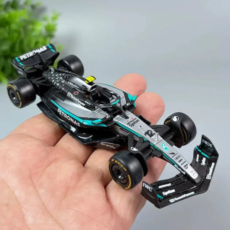 1:43 Mercedes-AMG 2025 W16 E Performance #12 Andrea Kimi Antonelli F1 model car by Bburago - view 4