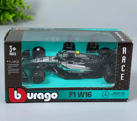 1:43 Mercedes-AMG 2025 W16 E Performance #12 Andrea Kimi Antonelli F1 model car by Bburago - view 5