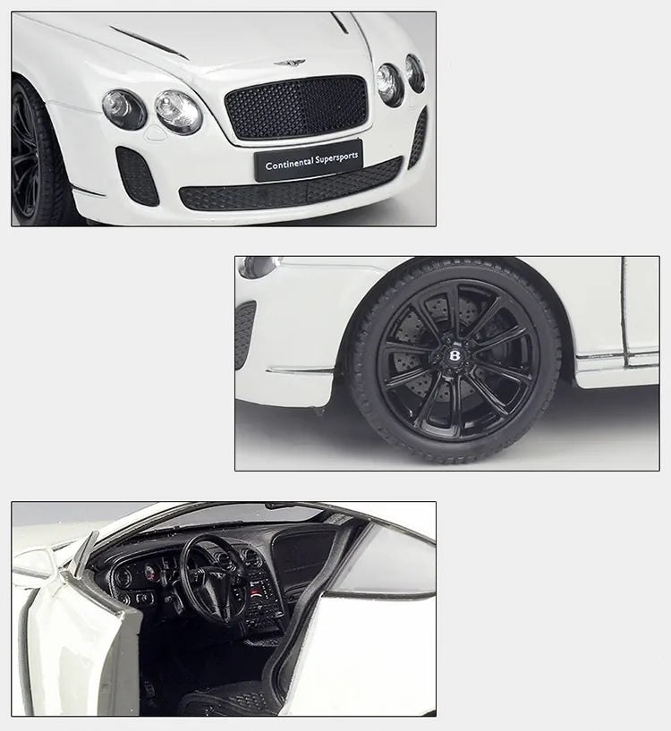 1:24 Bentley 2009 Continental Supersports Die Cast Model Car
