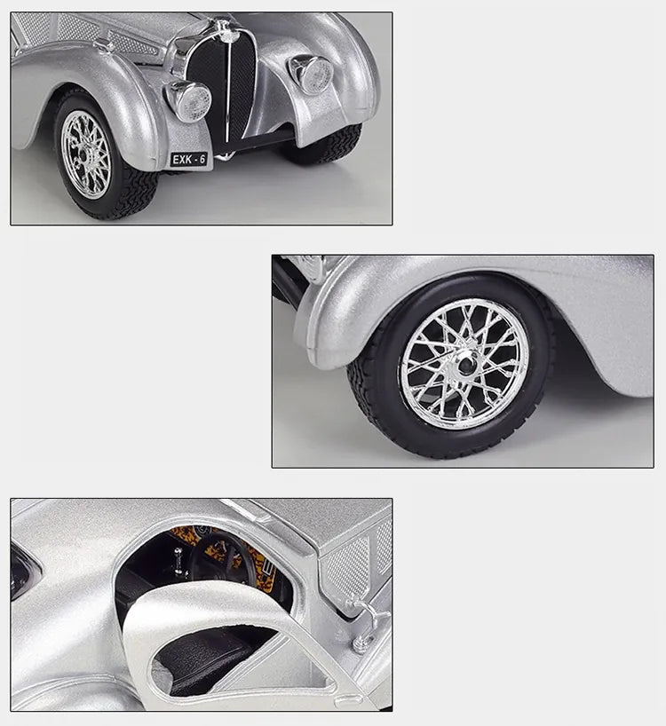 1:24 Bugatti 1936 Atlantic Die Cast Model Car
