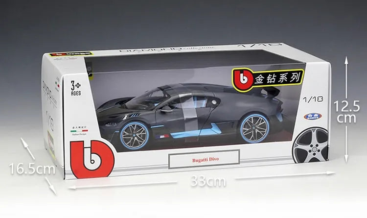 1:18 Bugatti 2019 Divo Die Cast Model Car