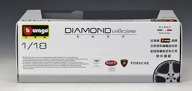 1:18 Bugatti 2019 Divo Die Cast Model Car