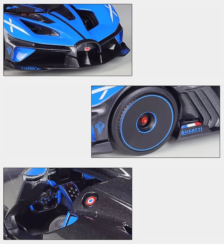 1:24 Bugatti 2021 Bolide Die Cast Model Car