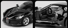 1:36 Bugatti 2021 La Voiture Noire Die Cast Model Car