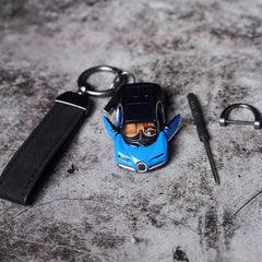 Bugatti Chiron Keychains 1:64 Model Car Keychain