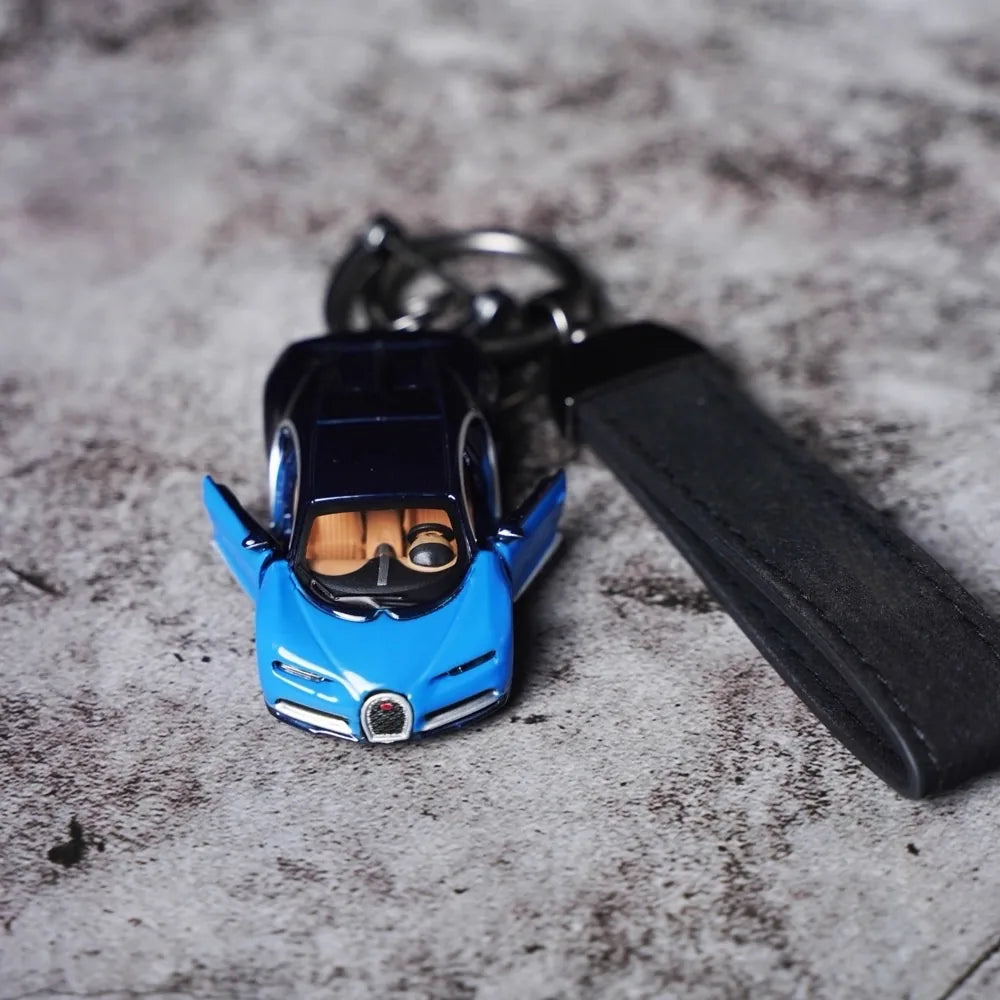 Bugatti Chiron Keychains 1:64 Model Car Keychain