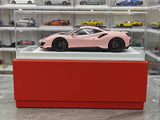 [CE] 1:18 Ferrari 2018 488 Pista Pink Model Car Resin