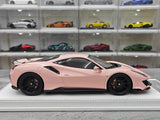 [CE] 1:18 Ferrari 2018 488 Pista Pink Model Car Resin