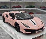 [CE] 1:18 Ferrari 2018 488 Pista Pink Model Car Resin