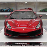 [CE] 1:18 Ferrari 2018 488 Pista Red Model Car Resin
