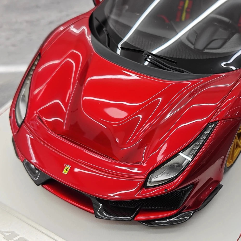 [CE] 1:18 Ferrari 2018 488 Pista Red Model Car Resin
