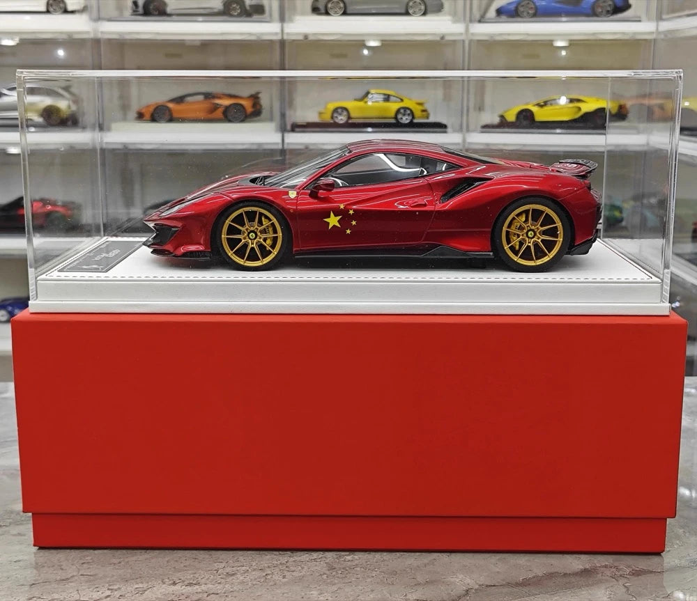 [CE] 1:18 Ferrari 2018 488 Pista Red Model Car Resin