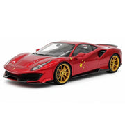 CE Ferrari 2018 488 Pista الأحمر 1:18 – مجسم سيارة من الراتنج للعرض والاقتناء