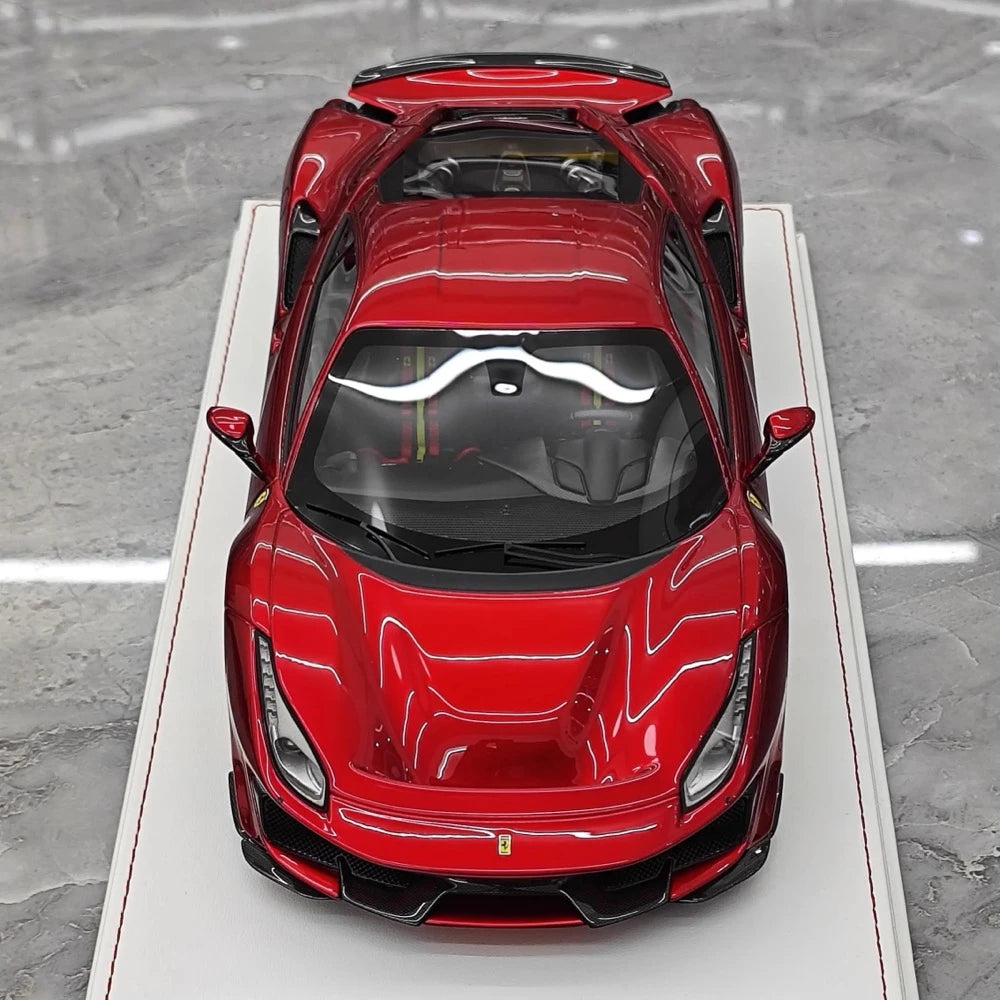 [CE] 1:18 Ferrari 2018 488 Pista Red Model Car Resin