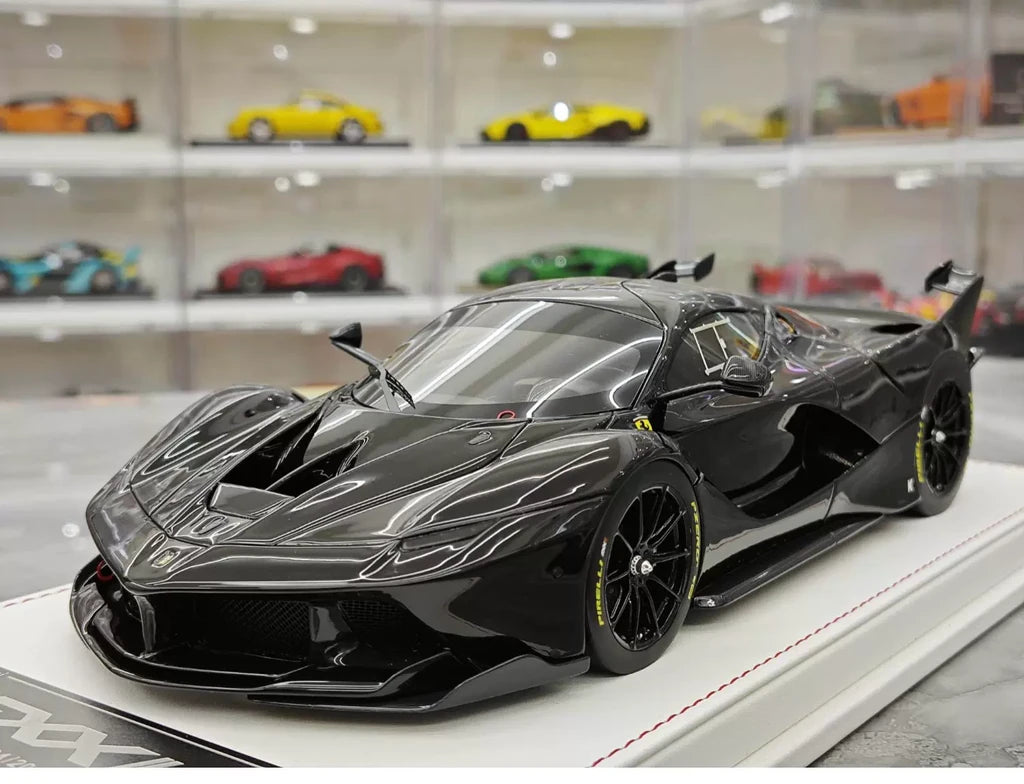 CE Ferrari 2018 FXX K Evo Modified Black 1:18 – Resina modello in resina collezionabile