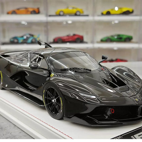 CE Ferrari 2018 FXX K Evo Modified Black 1:18 – Resina modello in resina collezionabile