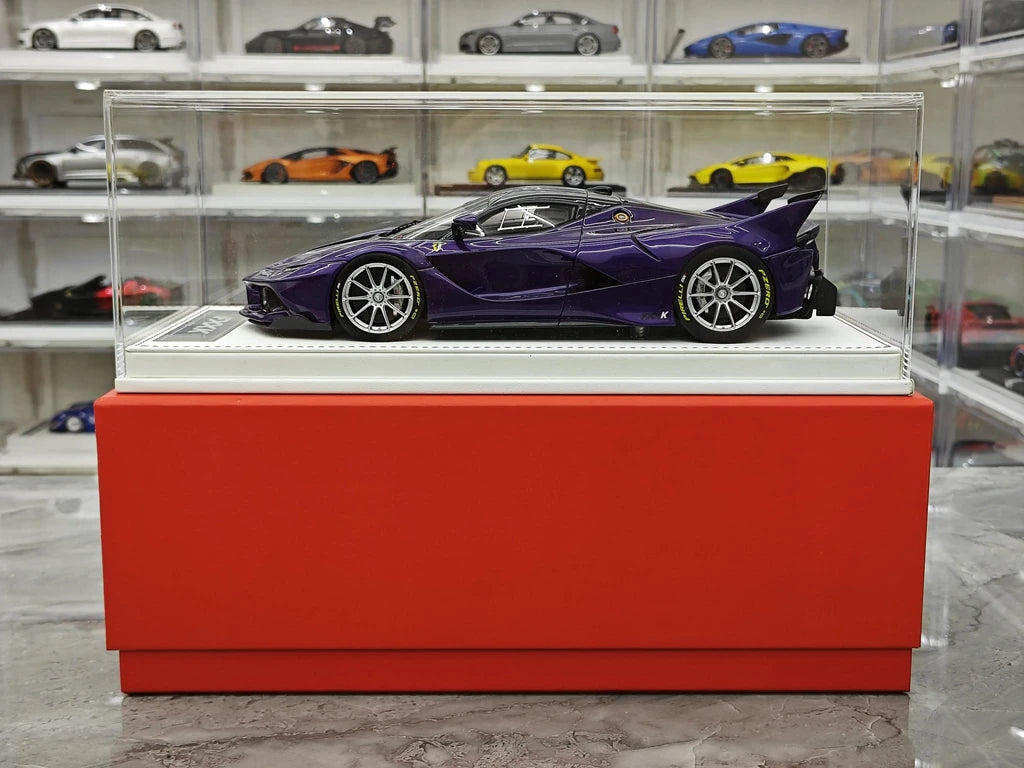 CE Ferrari 2018 FXX K Evo Modified Purple 1:18 – Resina modello in resina collezionabile